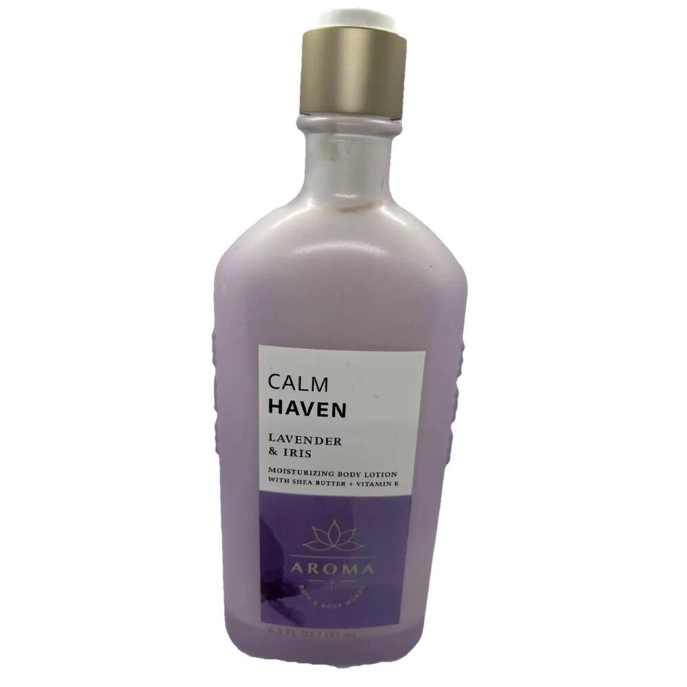 Bath & Body Works Aroma Calm Haven Lavender & Iris Body Lotion 6.5 oz NEW